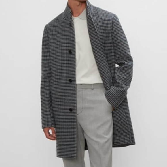 loukas funnel neck coat